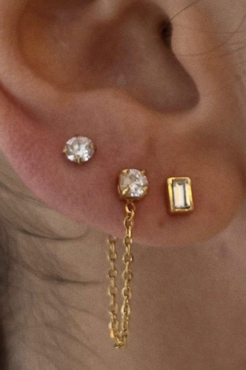 Ellie Vail earrings Sloane Chain Stud // EARRING