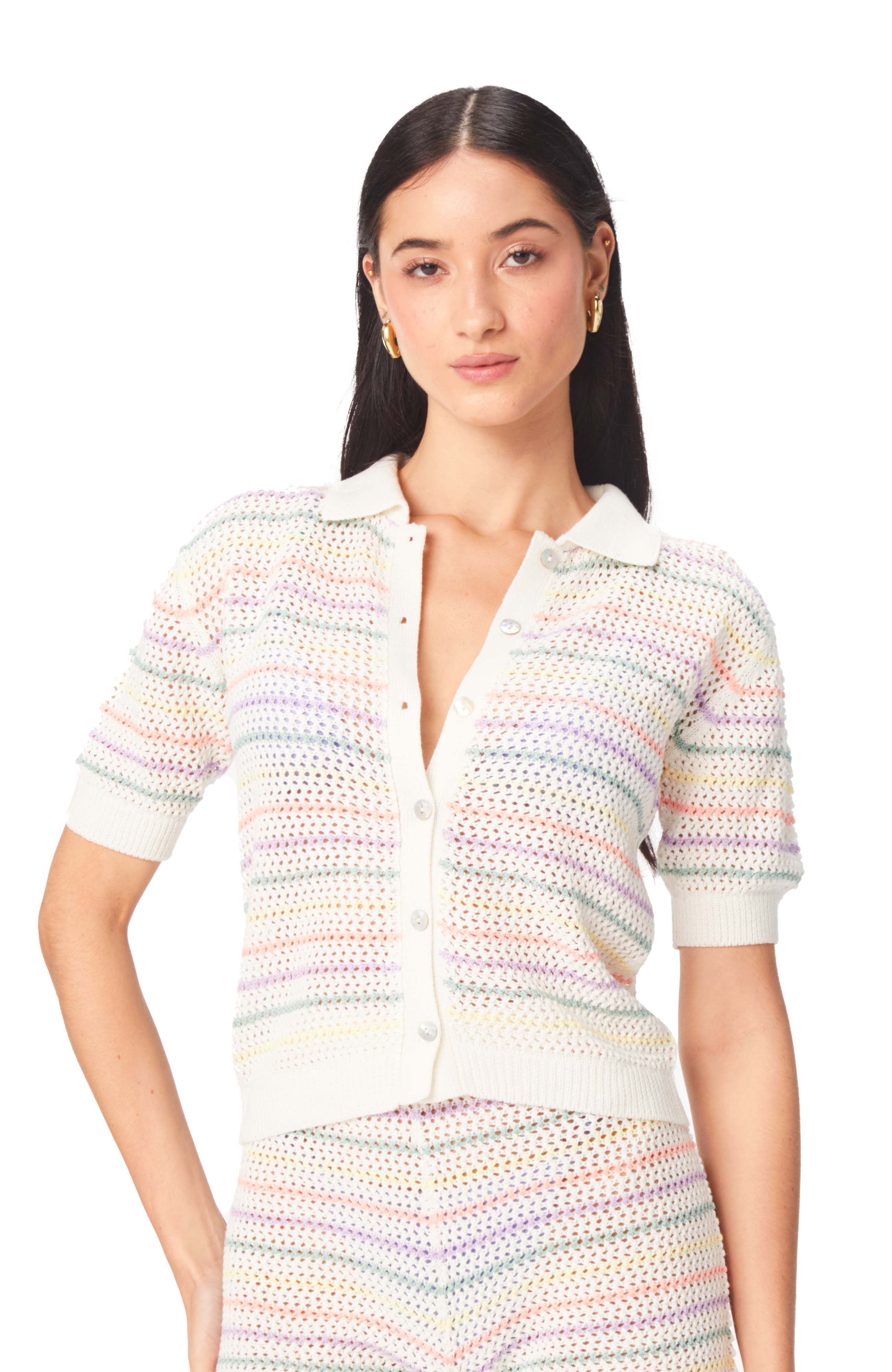 Maya Multicolor Knitted Top