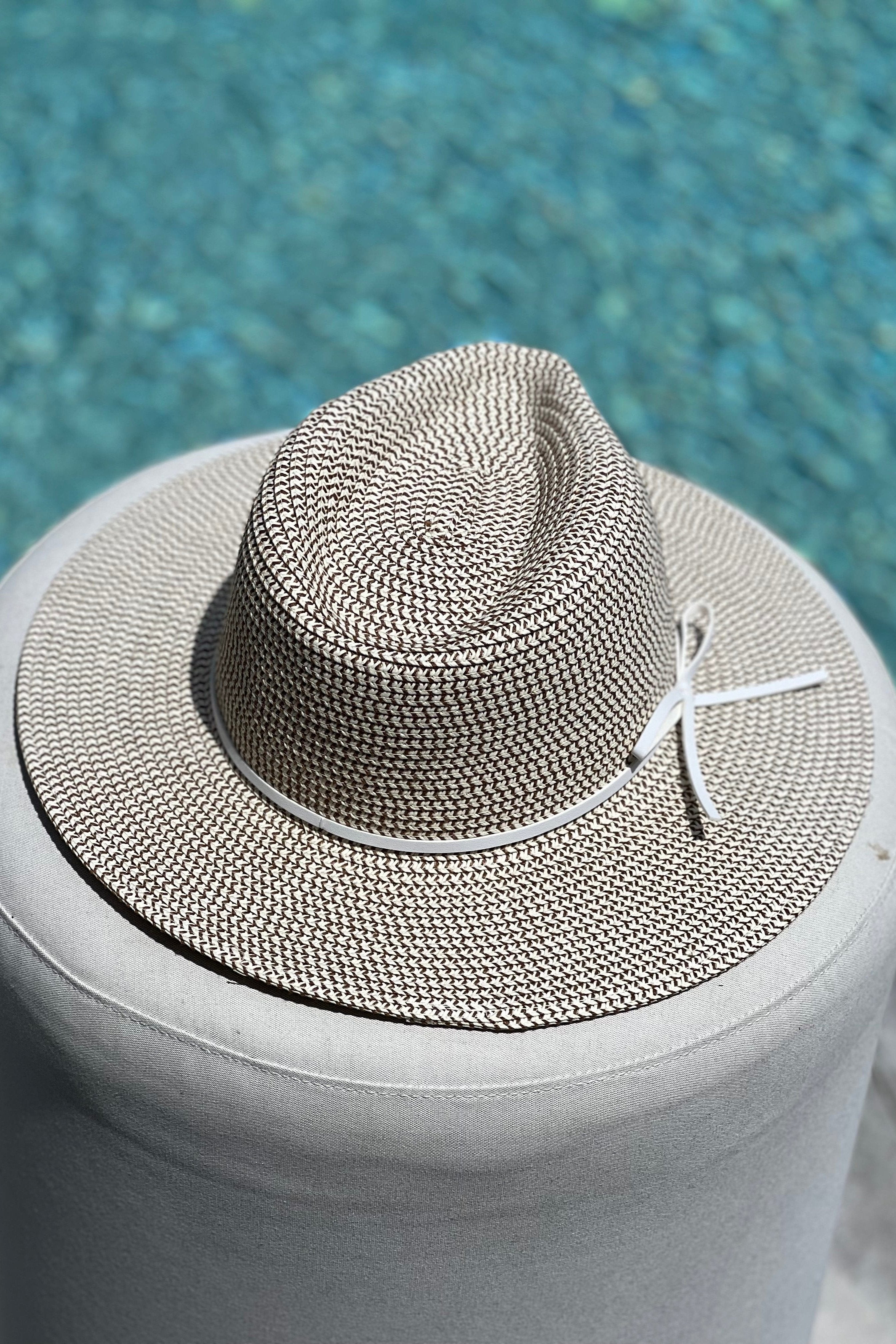 Nikki Beach hat White Tweed / One Size Esme // Hat (Brands We Love)