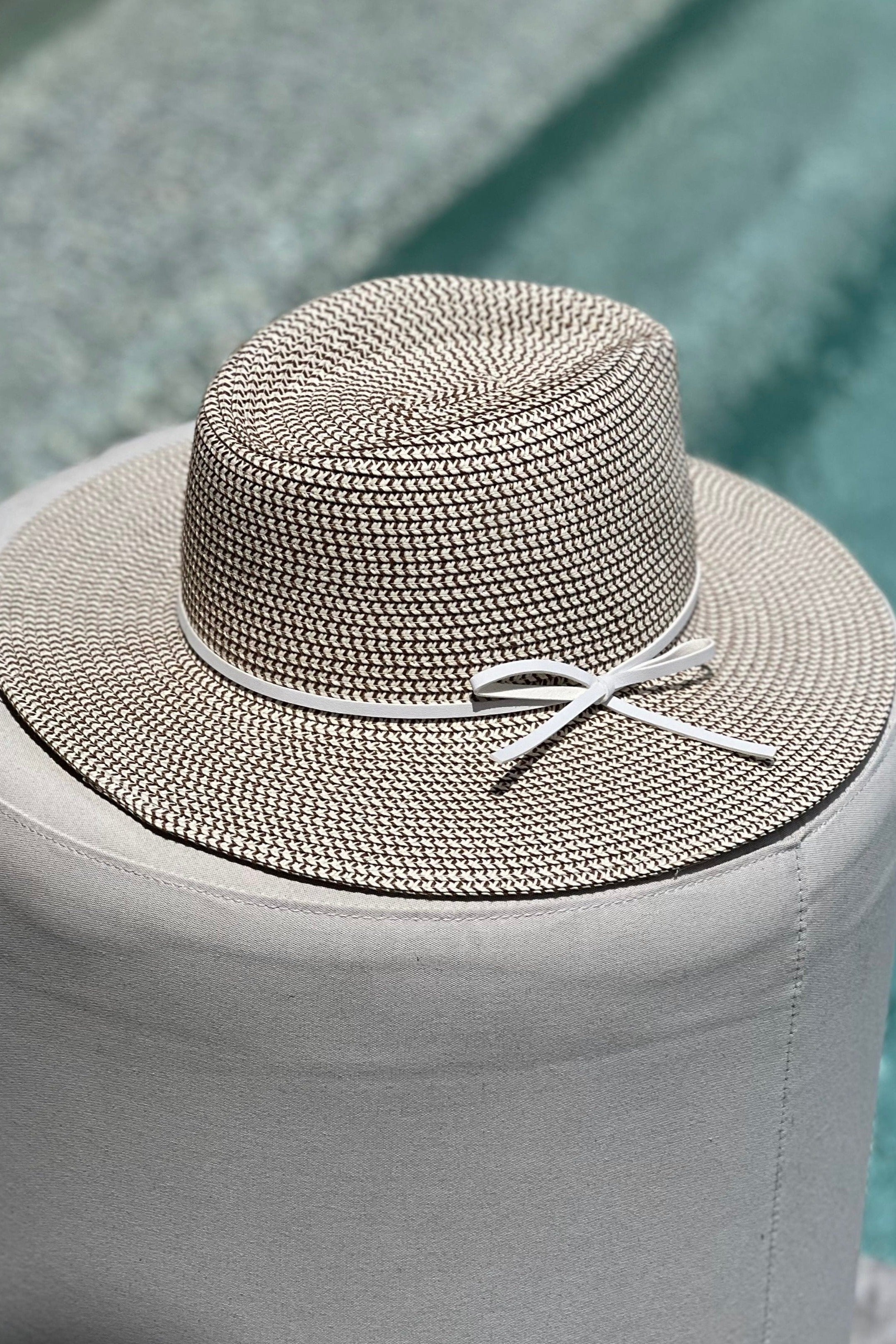 Nikki Beach hat White Tweed / One Size Esme // Hat (Brands We Love)