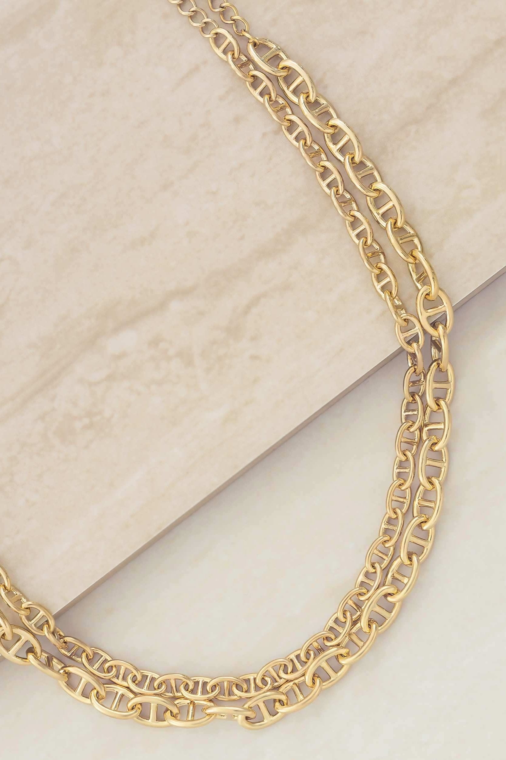 ettika necklace 18k GOLD CHAIN LINK // NECKLACE